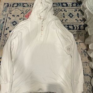 White Oversized Aerie Hoodie